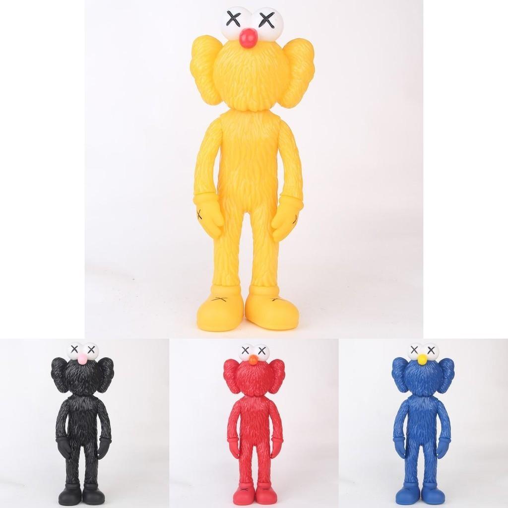 Vibrant 12-inch Kaws Exhibition Sesame Street Kaws Bff Pvc Doll For Collectors