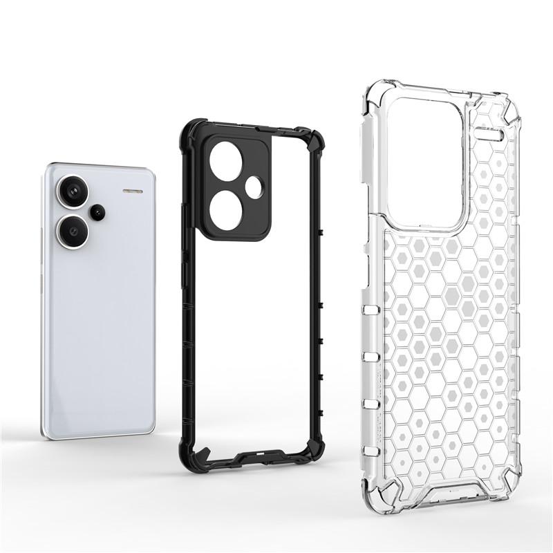 For Xiaomi Redmi Note 13 Pro Plus Case Redmi Note 13 Pro Plus Cover Honeycomb Bumper Protective Phone Case Redmi Note 13 Funda