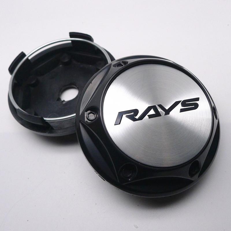 4pcs 68mm 62mm For Rays Wheel Hub Center Cap Car Rims Replace Dust-proof Cover Auto Styling Accessories