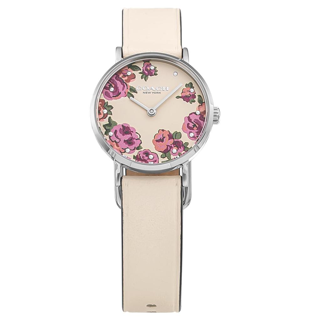 PERRY Watch Stainless Steel Mineral Glass Quartz Daily Waterproof 36MM 28MM Gift Set 14000094 Silver [Coach] & Women's [Item]