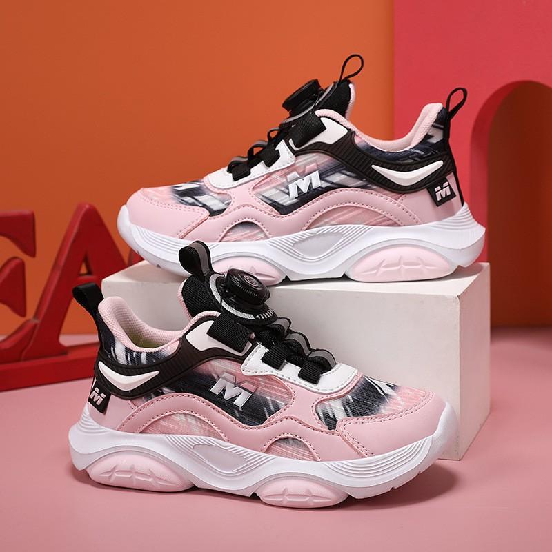 Girls '2026 New Internet Celebrity Hit Children's Running Sneakers Girls' Skipping Shoes Soft-soled Dad