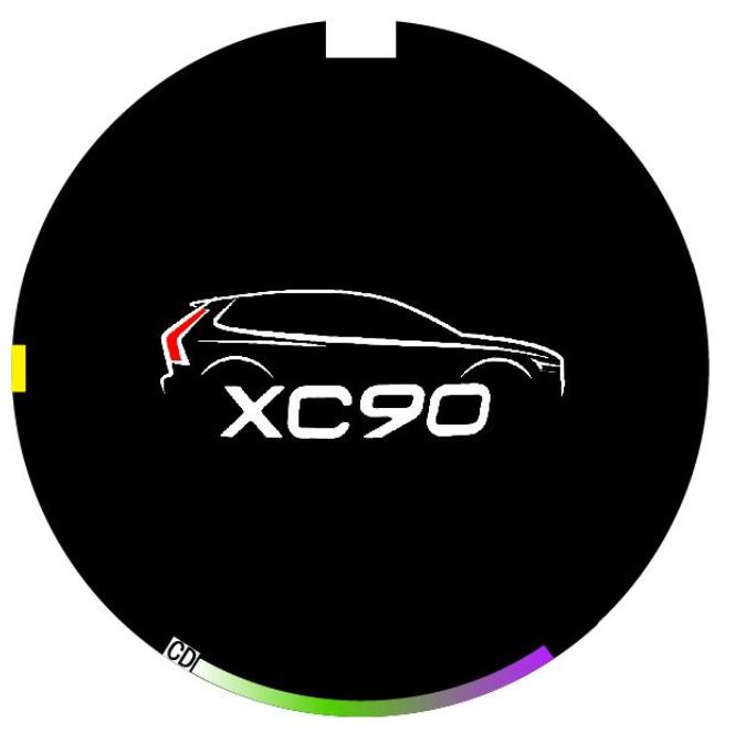 LED Logo Lamp Car Door Welcome Projector Light Courtesy For Volvo S80 V90 S60L V60 V40 XC40 XC60 XC90 POLESTAR 2012-2023 Car Led