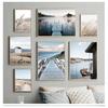 Nordic Landscape Poster Beach Bridge Canvas Painting Scandinavian Living Room Decoration Picture Morning Sunrise Wall Art Print