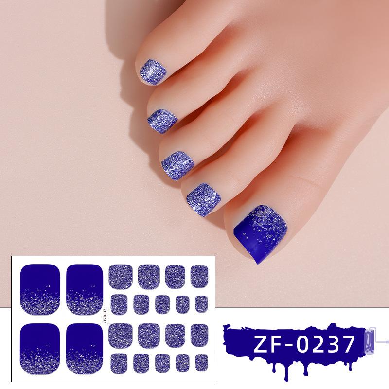 Nové samolepky na nohy, samolepky na nehty, vodotěsné samolepky na nehty s cibulovým práškem 5D imitace diamantu