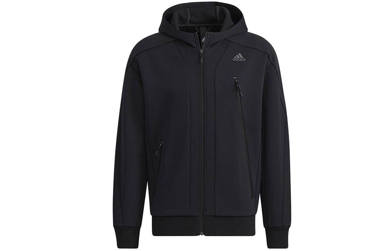 

Adidas Jackets Men s Black Hooded Moderate Other H39237 L
