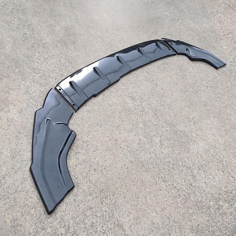 ABS Front Bumper Lip Spoiler Splitter Diffuser Canards Bodykits For VW Golf MK7 7.5 GTI GTD GTE R R-Line 2012-2020 Maxton Style