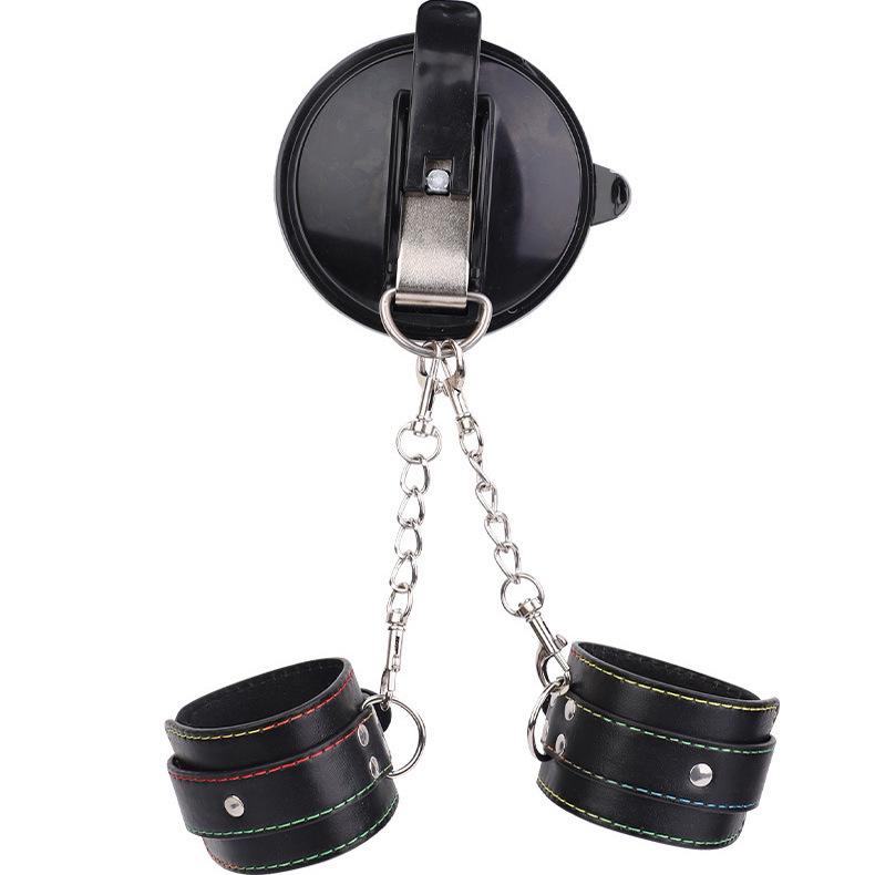 Women's Suction Cup Handcuffs & Foot Cuffs Set for Flirting and Restraint Play
