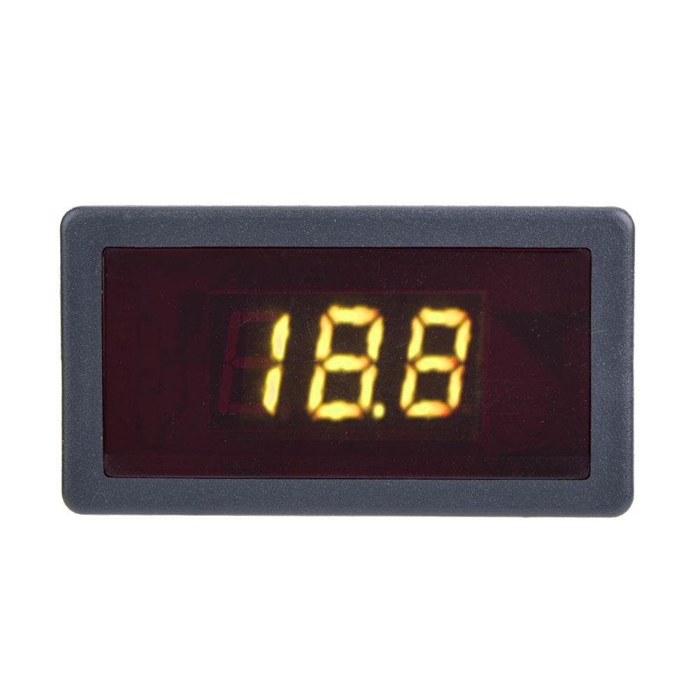 1pc Digital 0.56  LED Display Voltmeter AC Voltage Meter Panel 70 380V (Yellow Digit)