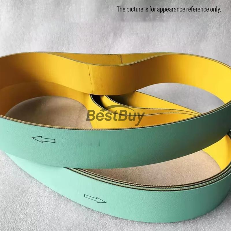 Perimeter 850mm-2100mm Yellow Green Nylon Sheet Flat Transmission Belt