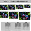 1Pc Graffiti Style 67 Series Printed Tapestry Living Room Background Wall Art Decoration Multi Size Space Pendant