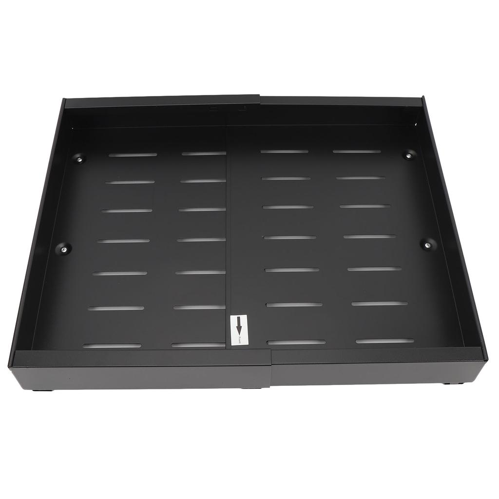 Expandable Pull Out Cabinet Organizer Adhesive Kitchen Carbon Steel Metal Slide Out Drawers Black