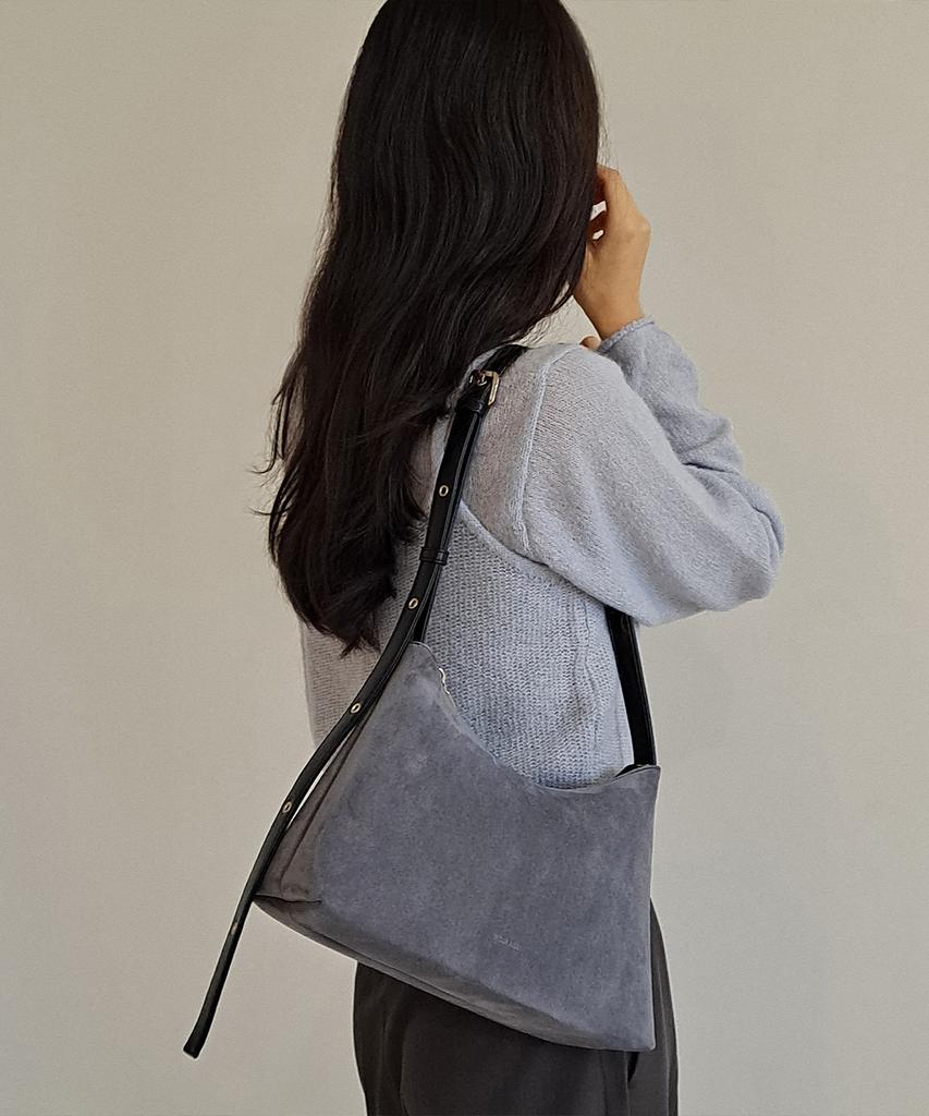 Mclanee Rit Suede Shoulder And Crossbody Bag