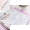 Transparent Sparkling Large Capacity 6hole Album With Pp Cover For Gift Giving And Collecting
