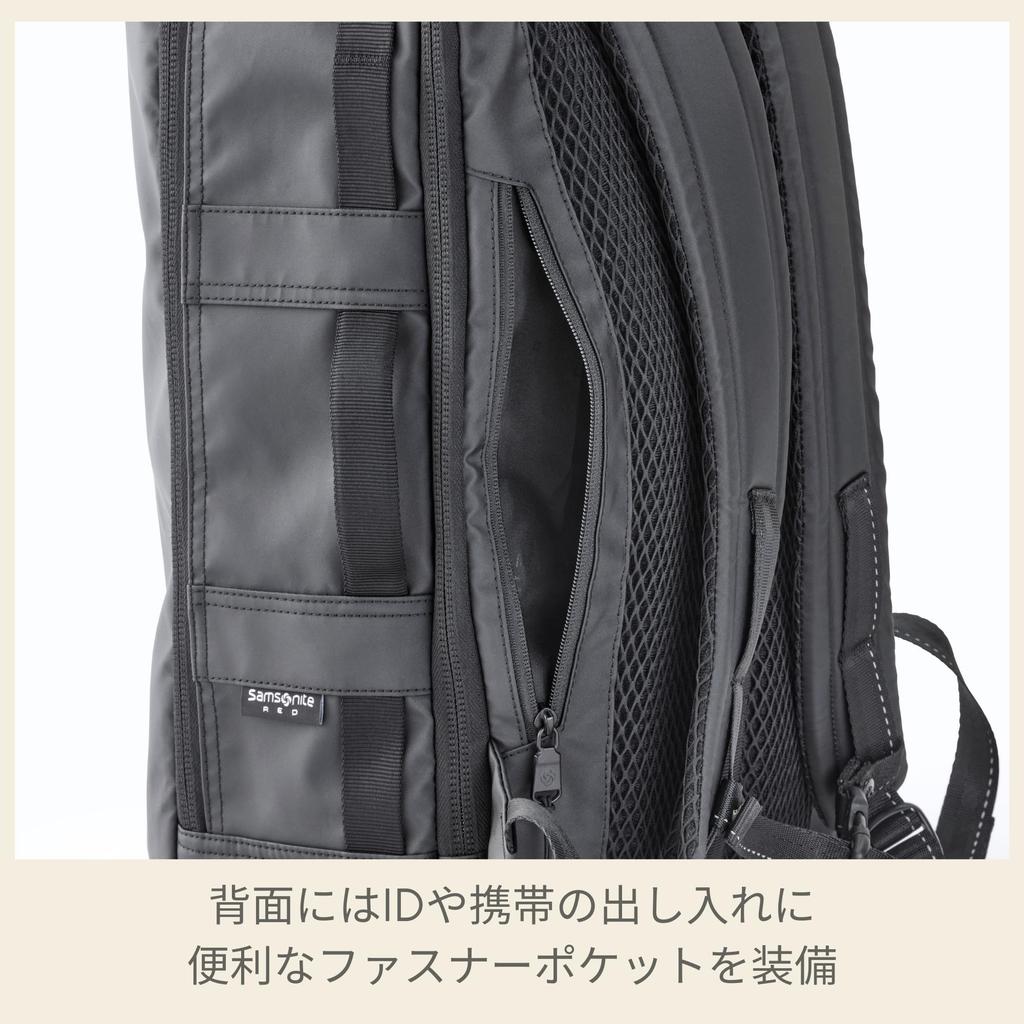 Samsonite Red EXSAC STYLE Overnight Pack Backpack, Men's and Women's, Full Black
