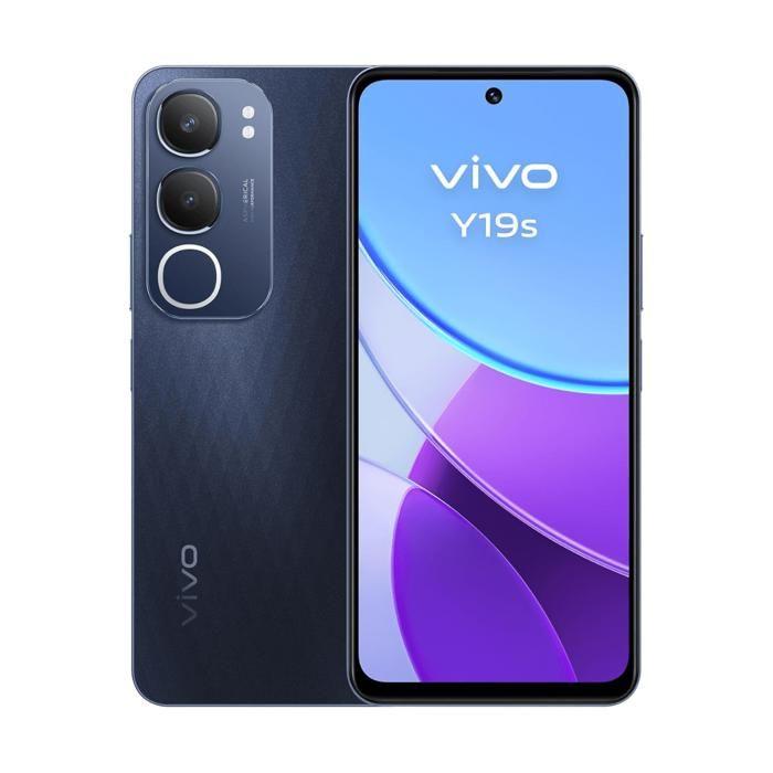 Vivo Y19s 4G 6 Go/128 Go Noir (Glossy Black) Double SIM