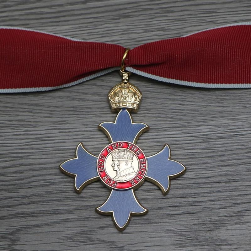 Spille a Spilla Medaglie Militari Ordine dell'Impero Britannico Ordine Cavalleresco Britannico Distintivo Decorativo Spilla Souvenir