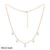 Star Charm Gold Vermeil Necklace -925 Sterling Silver