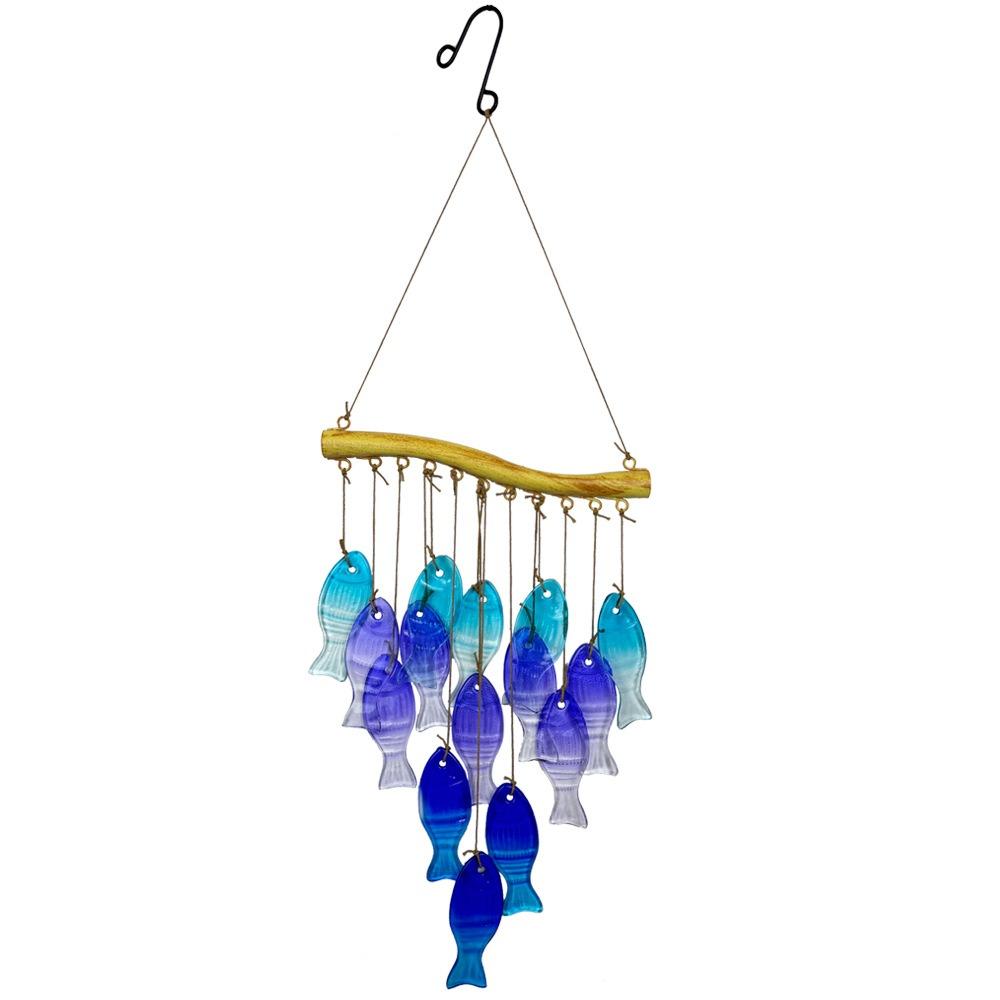 Colorful Wind Chime Iron Art Light Collection Pendant Crafts Sun Catcher  Windows