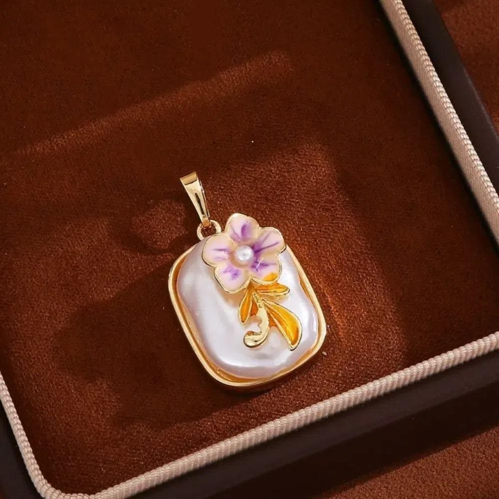 Women Jewelry Flower Stud Earrings Light Luxury Sweet Earrings Choker Flower Necklace Women  Female