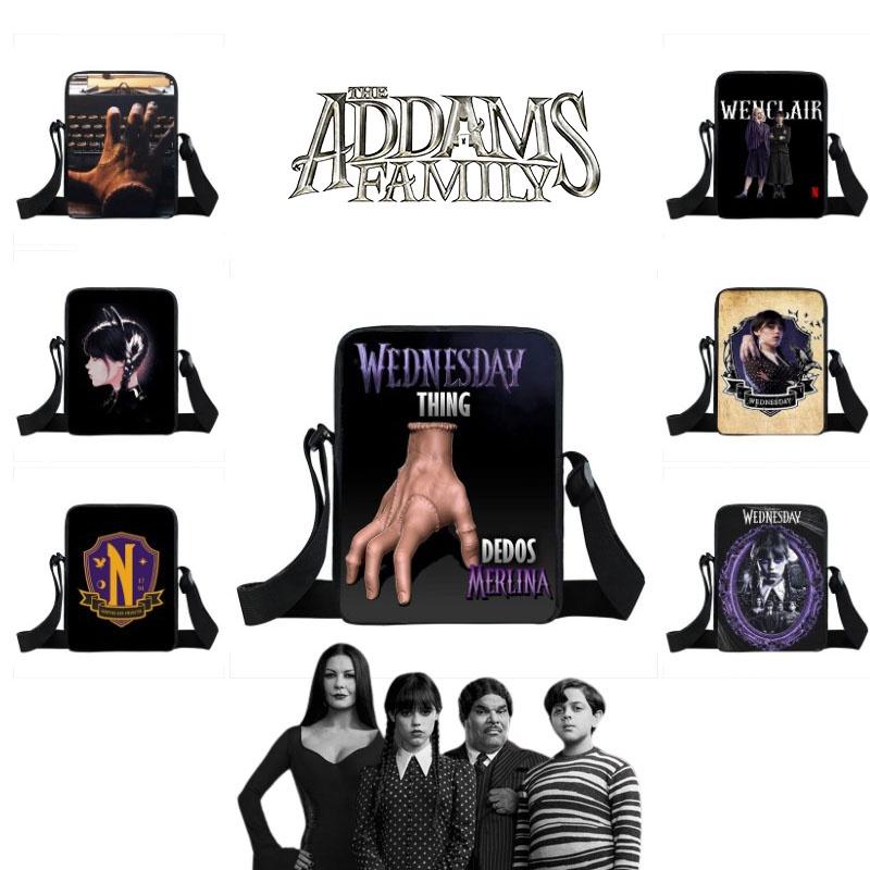 Wednesday Addams Crossbody Shoulder Bag Waterproof Durable Student Gift