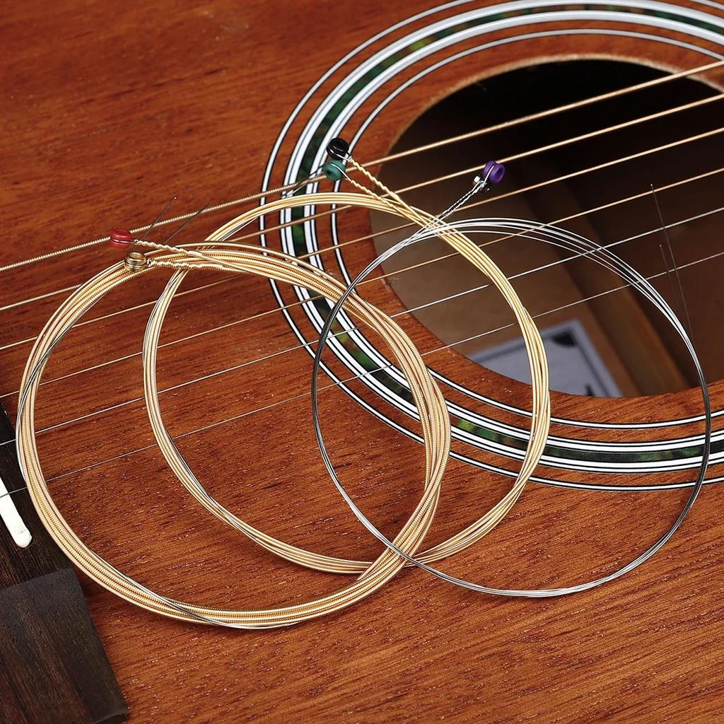 IRIN Acoustic Guitar Strings Stainless Steel Wire Rustproof Guitarra Strings Acoustic Guitar Portable Accessories