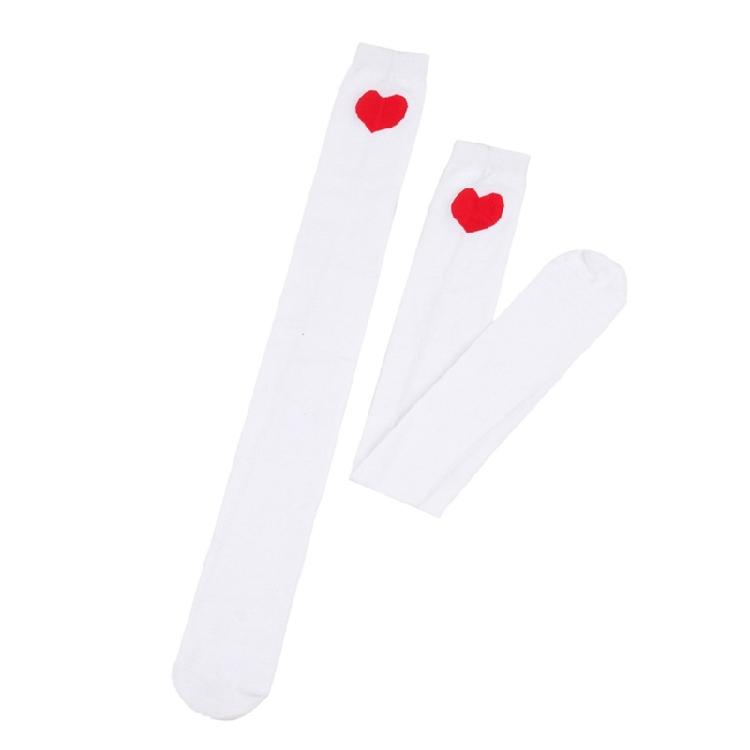 Valentines Day Over Knee Thigh High Stocking Cute Lip Heart Pattern Long Socks