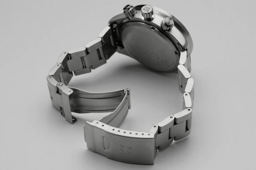 Hyakuichi Chronograph Watch Watch 20 ATM Water Resistant Quartz White Panda [HYAKUICHI 101] Diver's Men's Non-Date