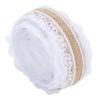 10m DIY Jute Spitze Rolle Hochzeit Geburtstagsfeier Dekoration Basteln Bekleidungszubehör