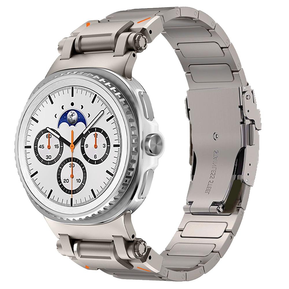 Men Titanium Band for Samsung Galaxy Watch 8 Classic 46mm Ultra 2025 47mm Luxury Metal Strap For GALAXY Watch 8 40/44mm Bracelet