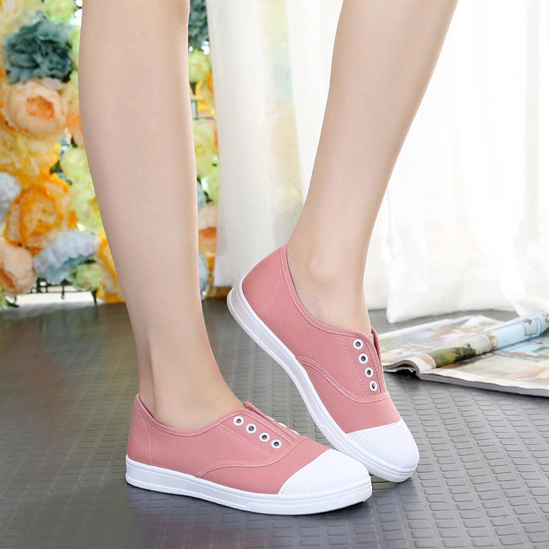 Fashion Women Canvas Shoes Platform Casual Sport Sneaker Girs Low Top Flats Vintage Biscuit Tenis Trainers Female Chunky Chaussure Mujer