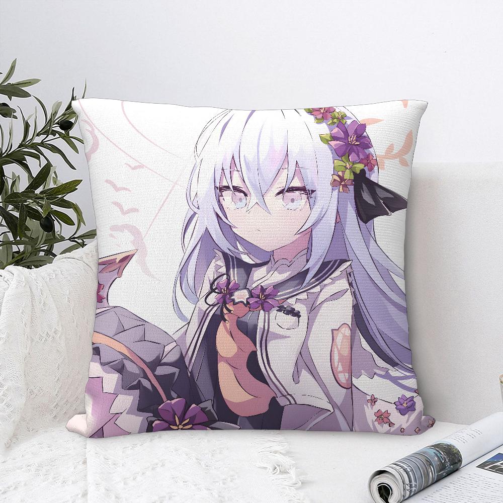 B-Blue Archive Anime Pillow Case Sofa Decorative Home Double-sided Print Plush Square Throw Pillow Covers Cushion Decor Cover