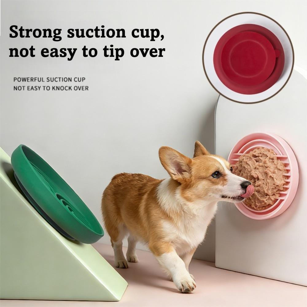 Silicone Slow Feeder Anti-Choking Anti-Gulping Pet Slow Feeder Bowl Non-Slip Eco-Friendly Slower Food Feeding Dishes