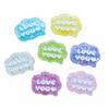 10Pcs Cute New Mixed Shiny Cloud Flatback Cabochon Scrapbook Kawaii DIY Embellishments Accessories L30