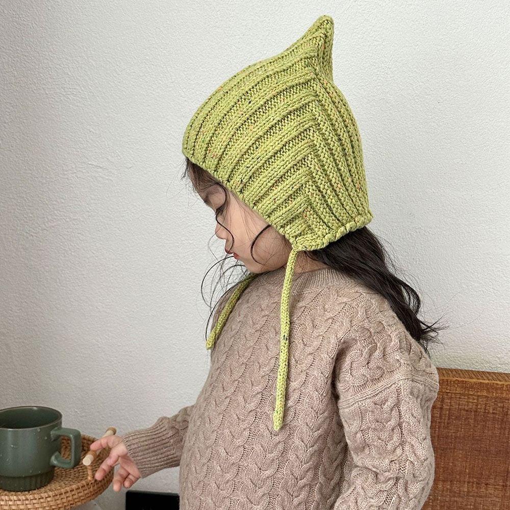 1-4 Year baby Elves Knitted Cap Warm Kids Beanie Hats Fashion Photography Prop  Infant