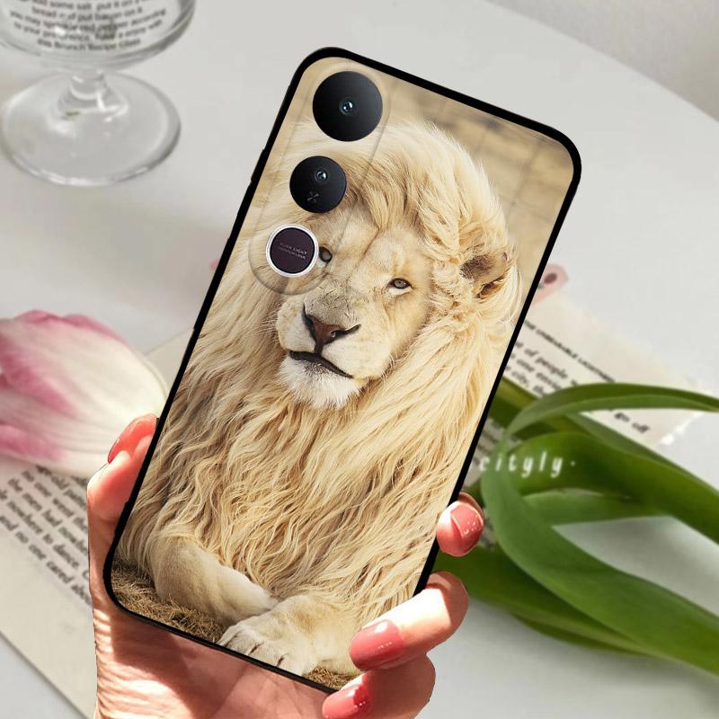 Für Vivo V50 Lite Hülle V2441 Weiches TPU Stoßfestes Silikon Bumper Für Vivo V50 Lite 5G Schutzhülle Schale Coque Fundas