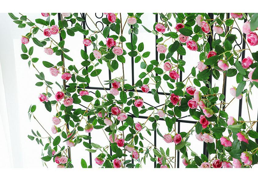 Künstliche Rosenblüten-Ranke für Wand- und Decken Dekoration