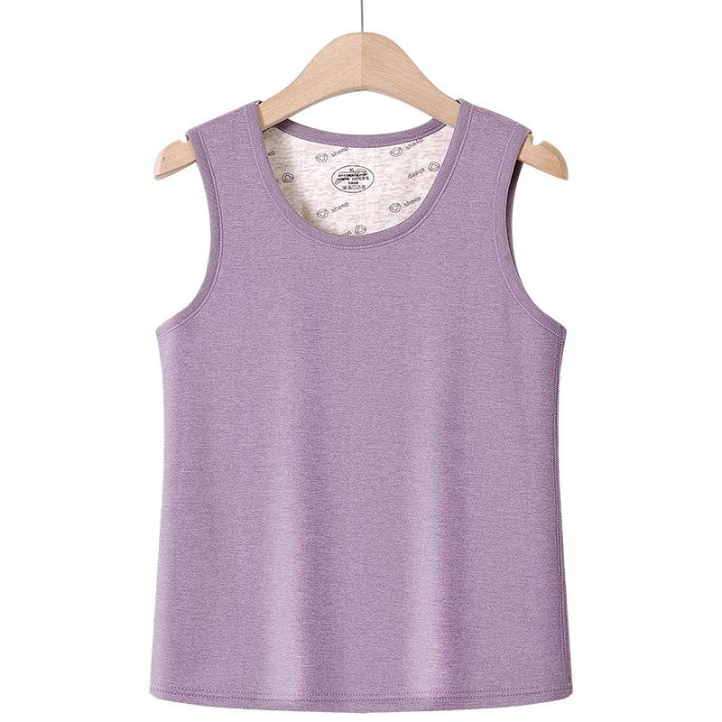 Women's Wool Vest for Autumn/Winter: Plus Velvet, Thickened Gilet, Inner Base Layer, Shawl for Middle-aged/Elderly.