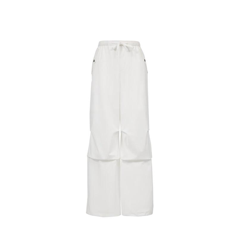 VEROMODA 2025 Autumn Cotton Blend Drawstring Loose Cargo Pants