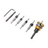 Countersink Drill Bit Kit 6.5mm Hex Shank Adjustable Counter Sink Drill Bit with Depth Stop