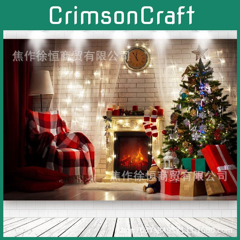 Photo Christmas Background Photography Backdrops Room Decoration Holiday