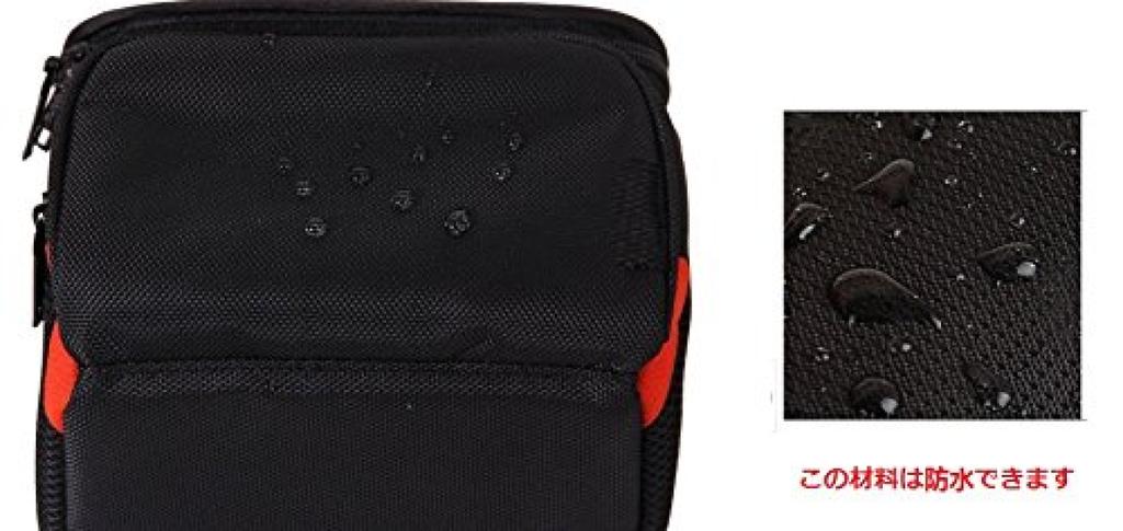 WASHODO plátěná taška pro zrcadlovku Panasonic LUMIX pojme dva a Doporučeno pro černou tašku DMC-GM5, látka, objektivy, lehká, odolná, stylová!