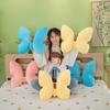 Butterfly Hug Pillow Plush Toy: Girlish Heart Backrest Cushion for Home or Office