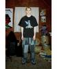 Ialeseuko Trouble Ping Kids Print T-Shirt_Black