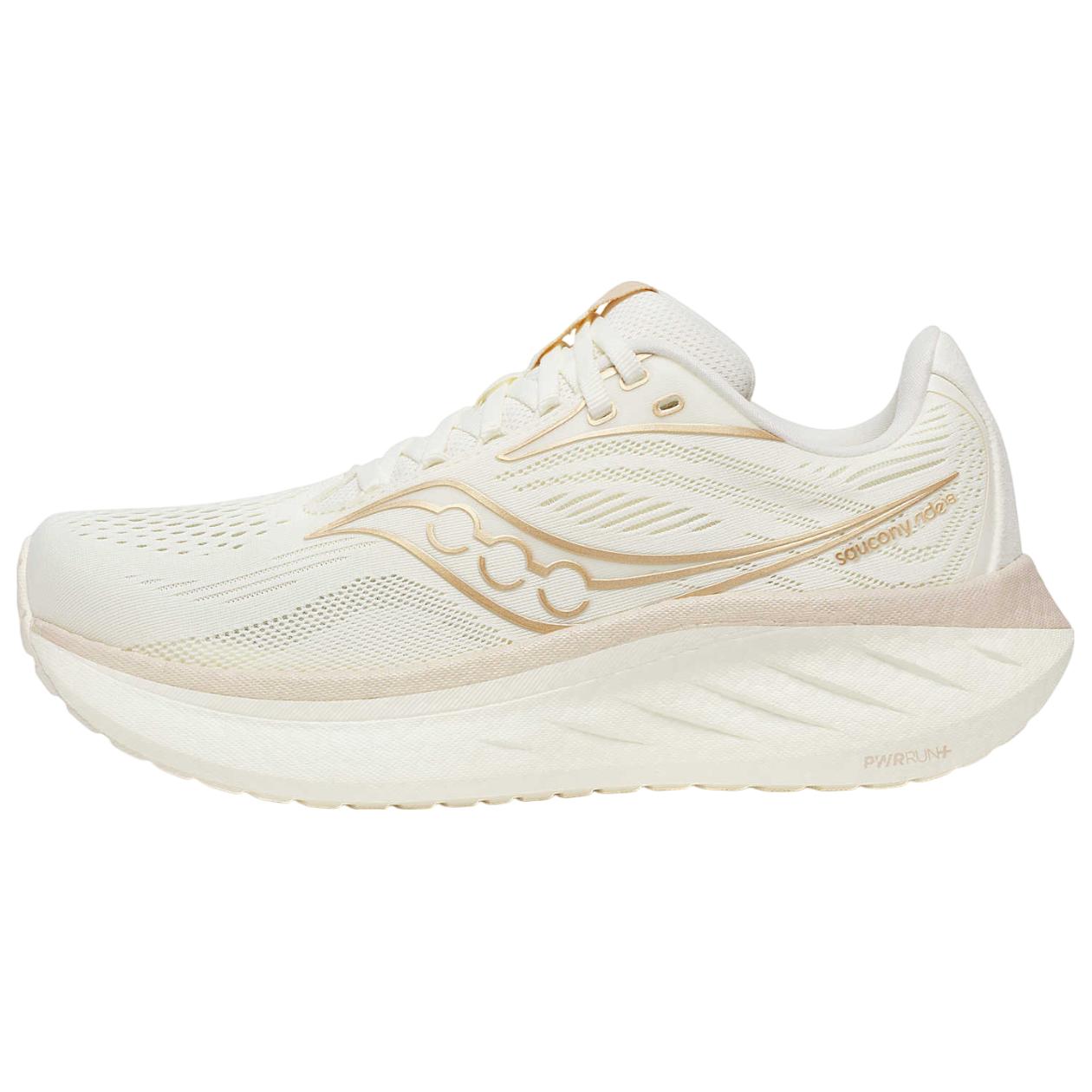 Saucony Ride 18 Wide Vanilla Women Sneakers Cream S11001-104 38