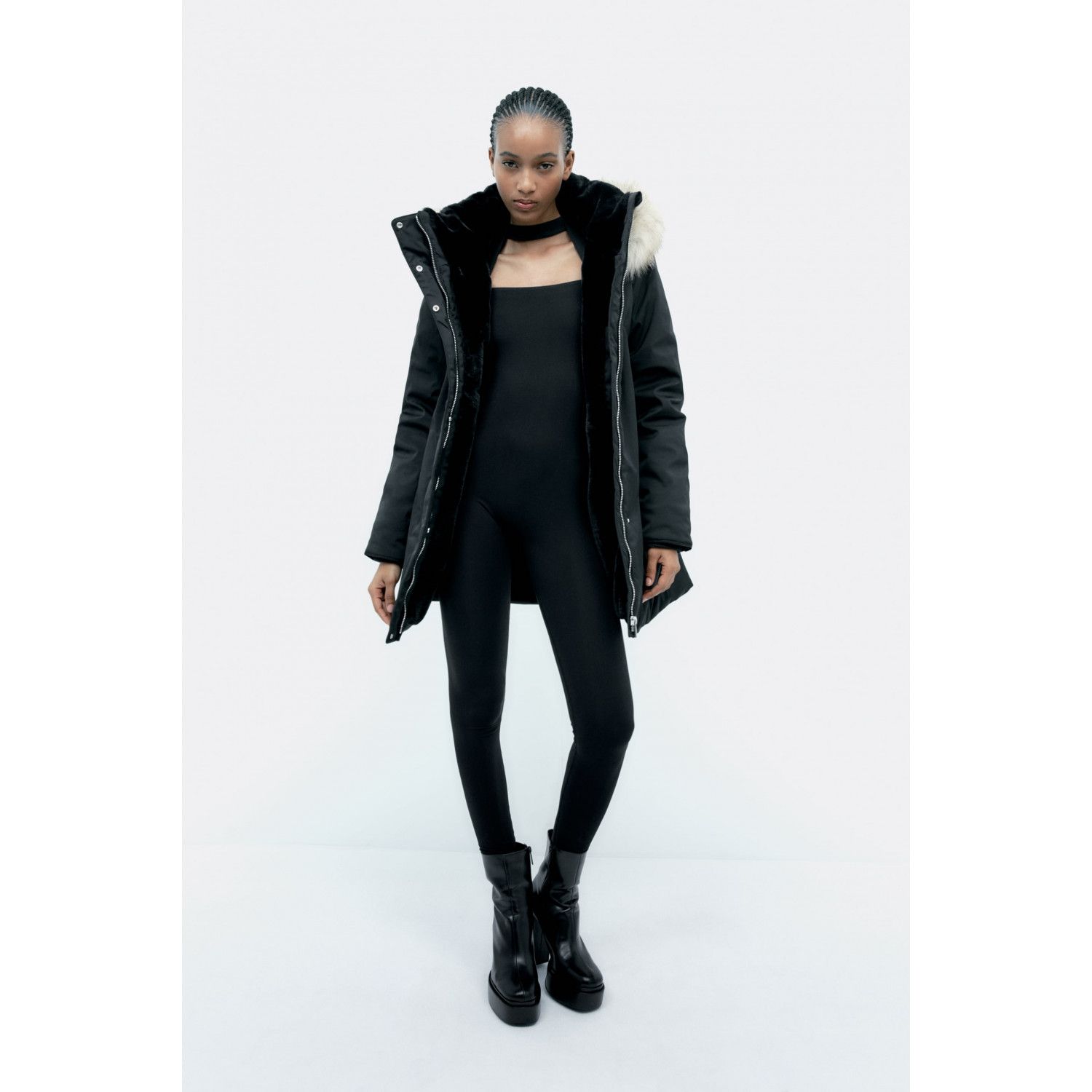 

QUILTED COAT WITH HOOD