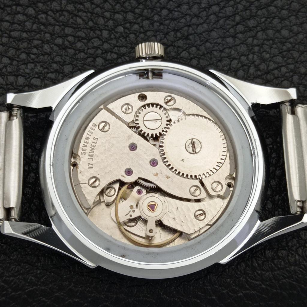REFURBISHED VINTAGE HAND-WINDING SWISS MENS RED COLOR DIAL WATCH a701030-5 R205a-a701030
