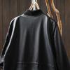 Leather Coats for Women PU Jacket Reversible Windbreaker Loose Casual Black Jacket Top