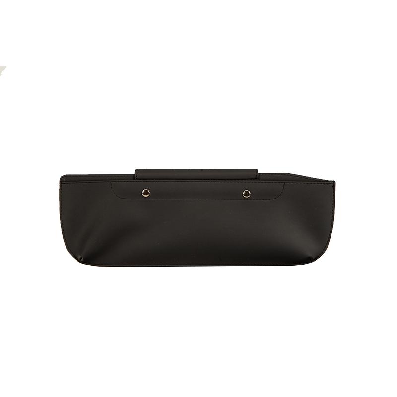 Car Center Console Armrest Cover Storage Organizer Bag Non-Slip For BYD Shark 6 2025 Custom Fit Driver Passenger 2PCS Set Black
