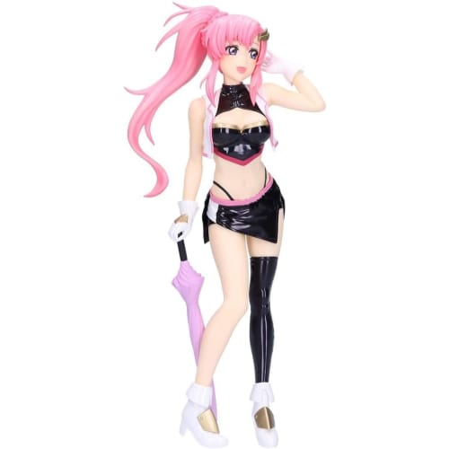 Lacus Clyne Figures, Pilot Suit Ver. & Racing Ver. Mobile Suit Gundam SEED Freedom Glitter & Glamours, Approximately 22cm, 2 Sets, 2 Types, Official M