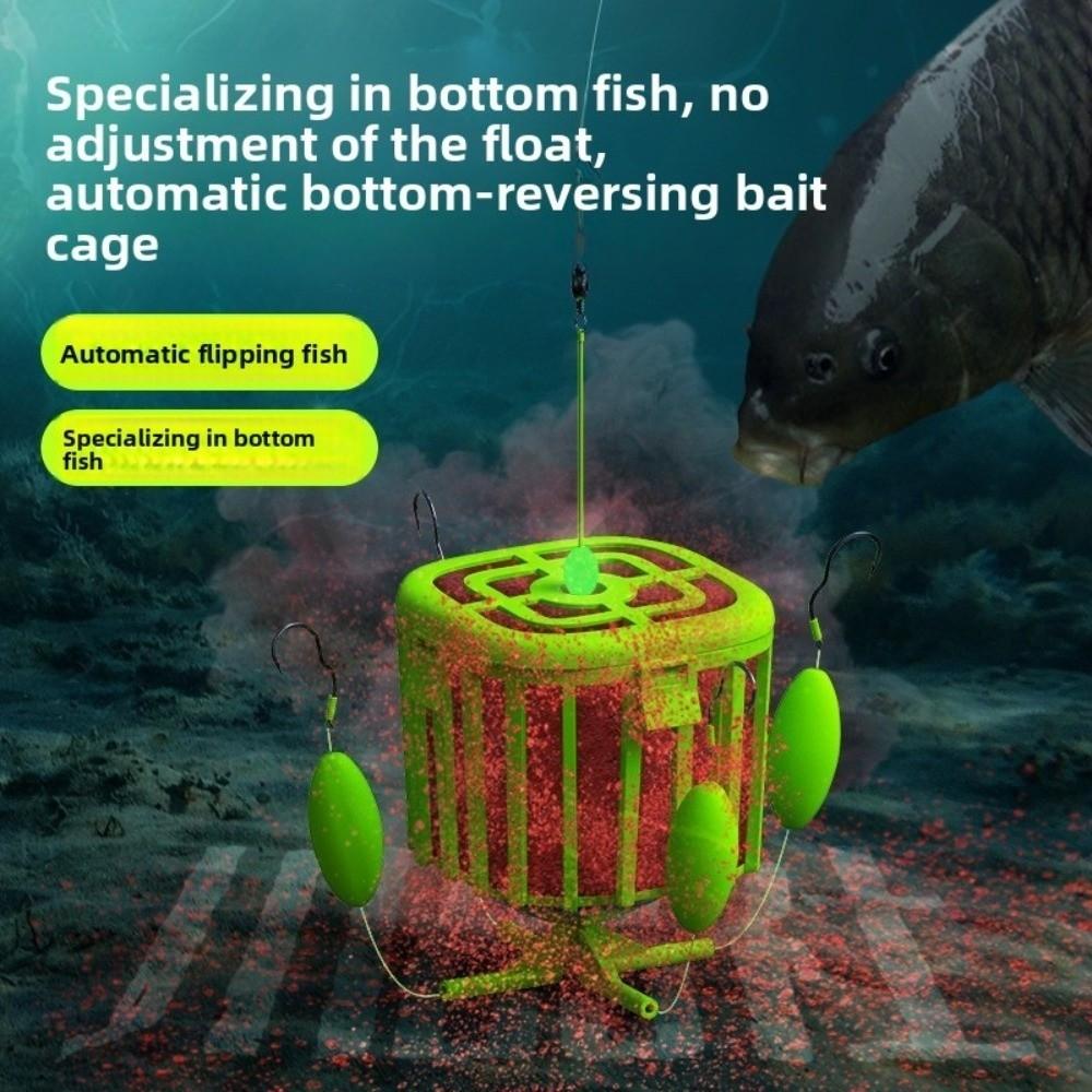 Four Strong Hooks Fishing Hooks Carbon Steel Sea Box Hook Carp Square Square Tackle Carp Fishing